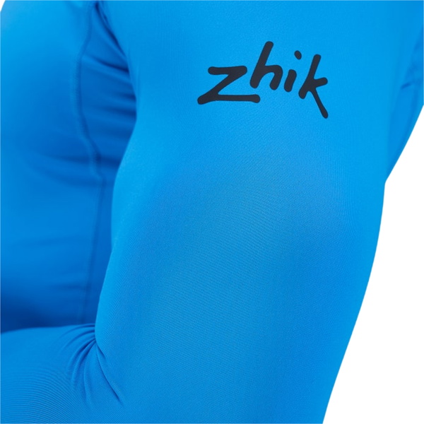 2026 Zhik Da Uomo Eco Spandex LT Long Sleeve Baselayer Top DTP-0163-M-CYA - Cyan